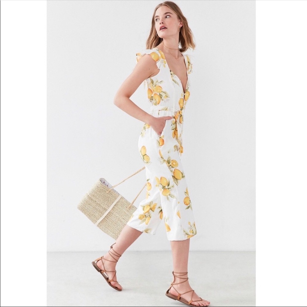 SOLD - For Love & Lemons Limonada jumpsuit size S - Picture 3 of 11